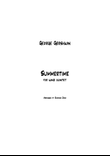 Summertime for Wind Quintet (Score and parts)