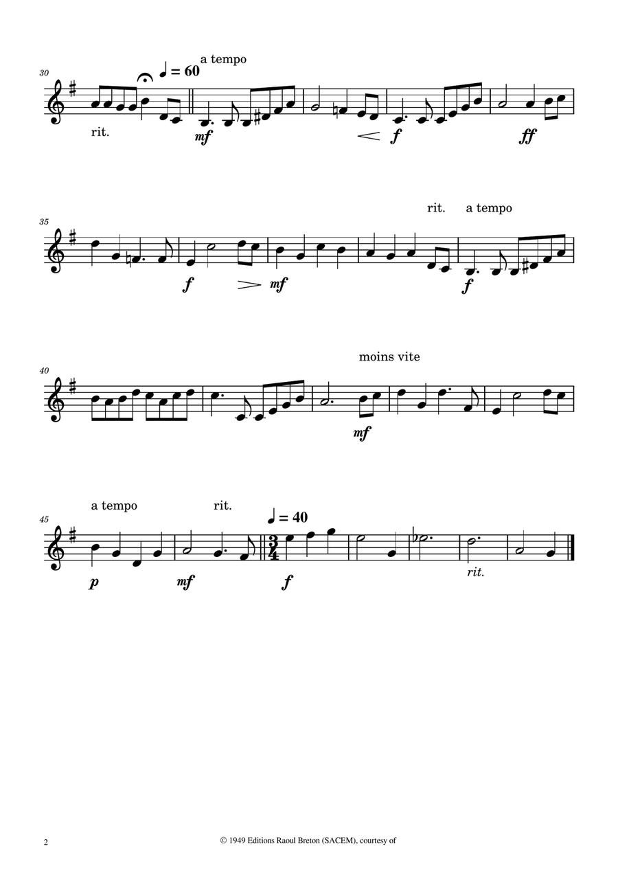 Hymne A L'amour String Quartet scores gallery preview page 6