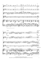 Hymne A L'amour Saxophone Quartet scores gallery preview page 5