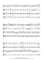 Hymne A L'amour Saxophone Quartet scores gallery preview page 3