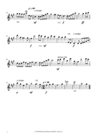 Hymne A L'amour Saxophone Quartet scores gallery preview page 6