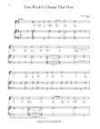 Fain Would I Change That Note