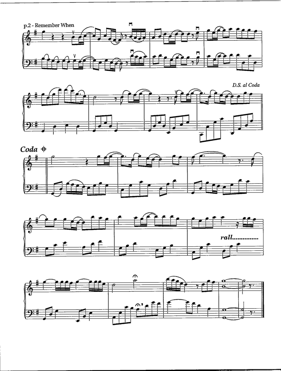 Remember When Remember When String Duet scores gallery preview page 3