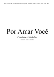Por Amar Você - Score Only