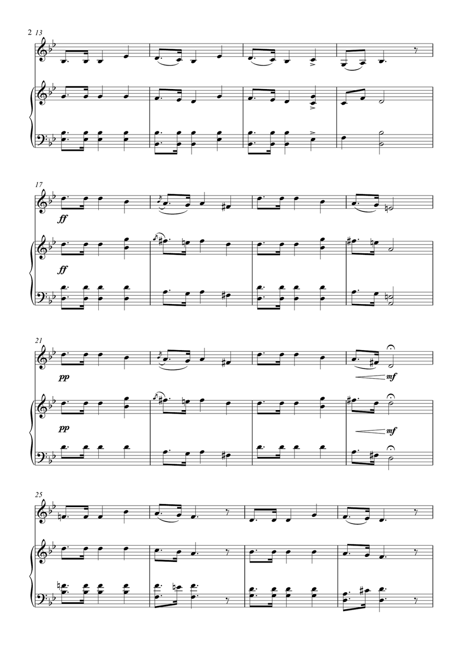 Mazurka in F Major (Op. 68 No. 3) Chamber Music scores gallery preview page 2