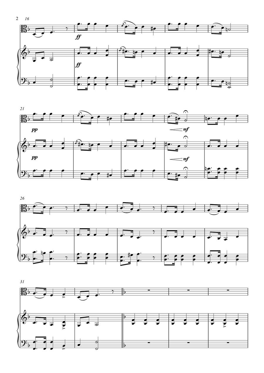 Mazurka in F Major (Op. 68 No. 3) Chamber Music scores gallery preview page 2
