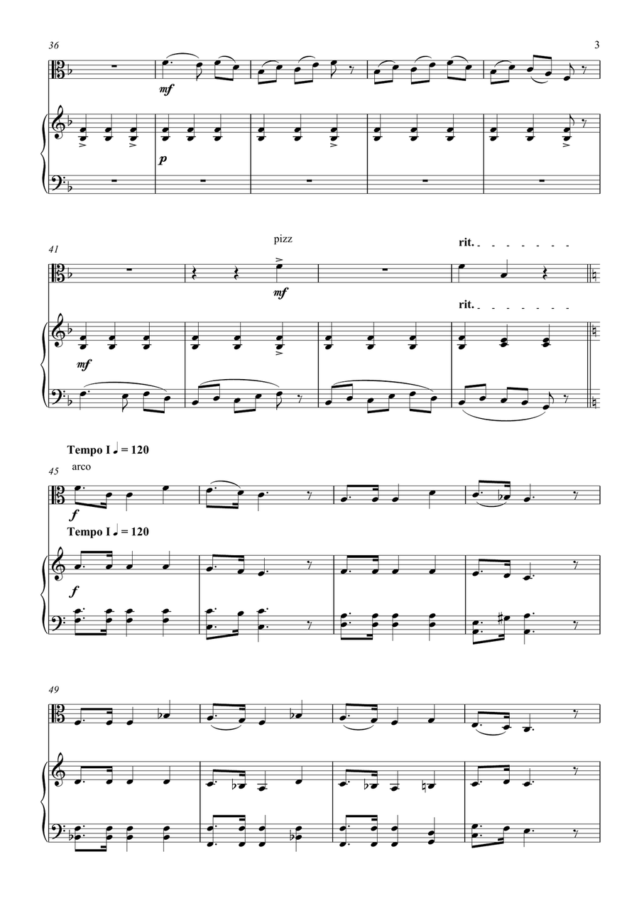 Mazurka in F Major (Op. 68 No. 3) Chamber Music scores gallery preview page 3