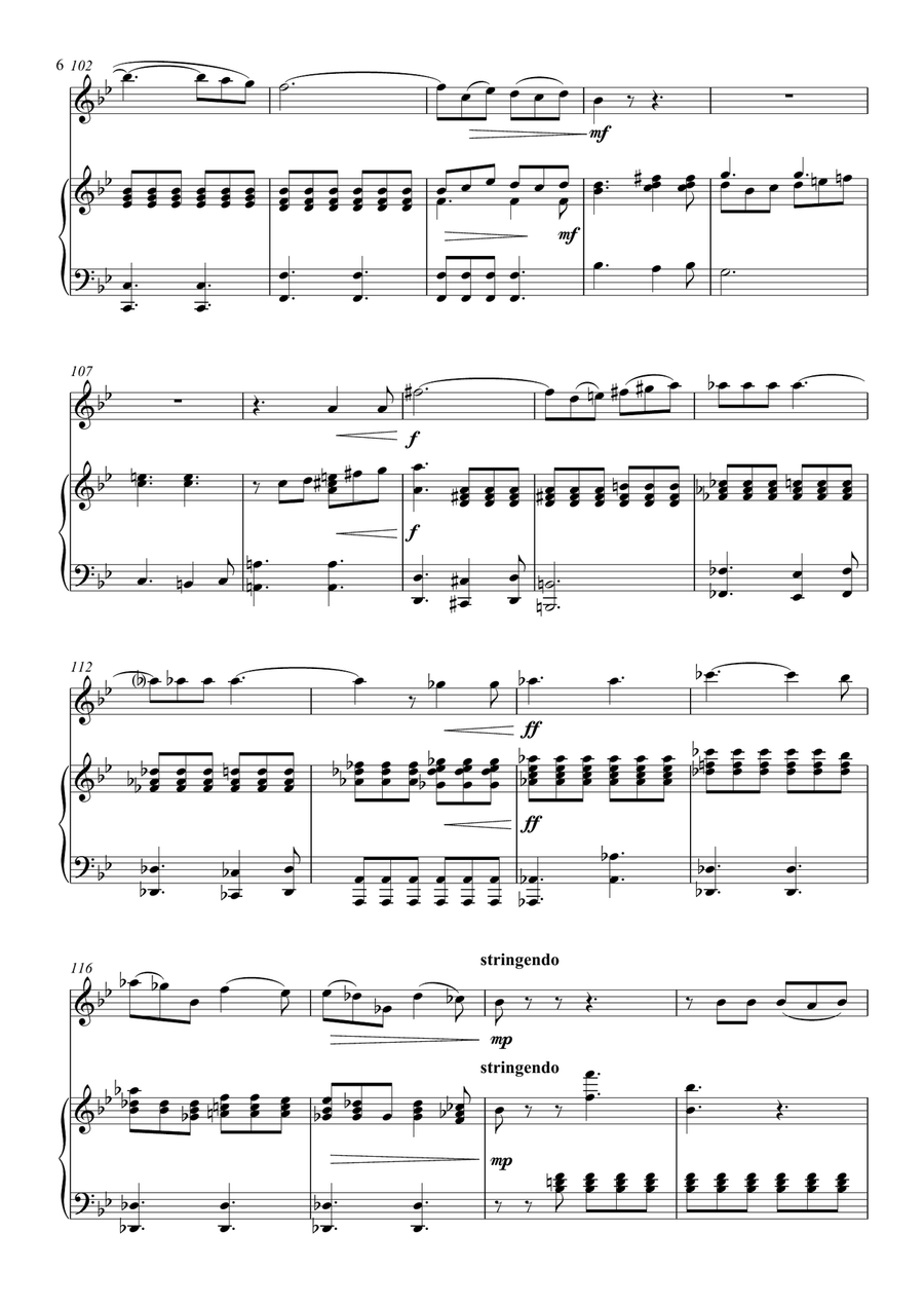 Easter Hymn (from Cavalleria Rusticana) Chamber Music scores gallery preview page 6