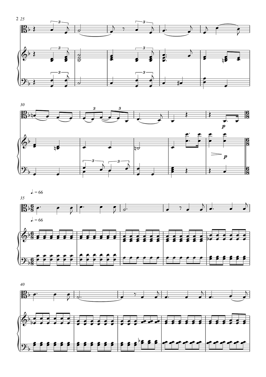 Easter Hymn (from Cavalleria Rusticana) Chamber Music scores gallery preview page 2