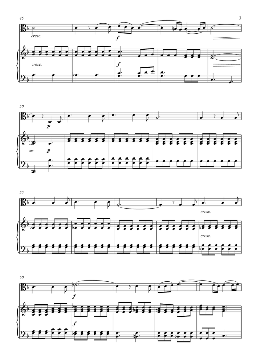 Easter Hymn (from Cavalleria Rusticana) Chamber Music scores gallery preview page 3