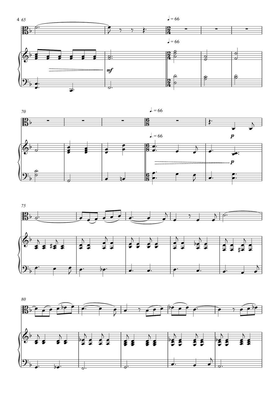 Easter Hymn (from Cavalleria Rusticana) Chamber Music scores gallery preview page 4