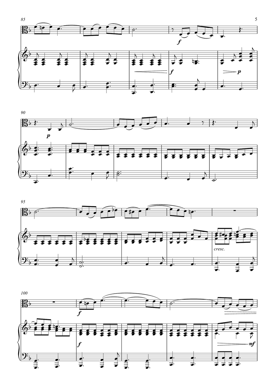 Easter Hymn (from Cavalleria Rusticana) Chamber Music scores gallery preview page 5