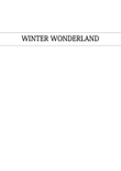 Winter Wonderland