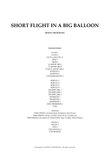 Short Flight in a Big Balloon