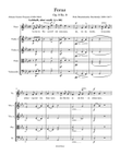 Mendelssohn, F: Ferne Op.9, No.9 - arrangement for string quartet and High voice