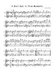 A Short Duet In Three Movements - for Flute and Oboe