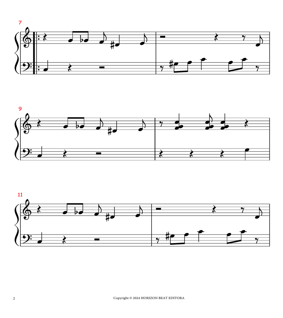 Super Mario Bros Original Mix Piano Method scores gallery preview page 2