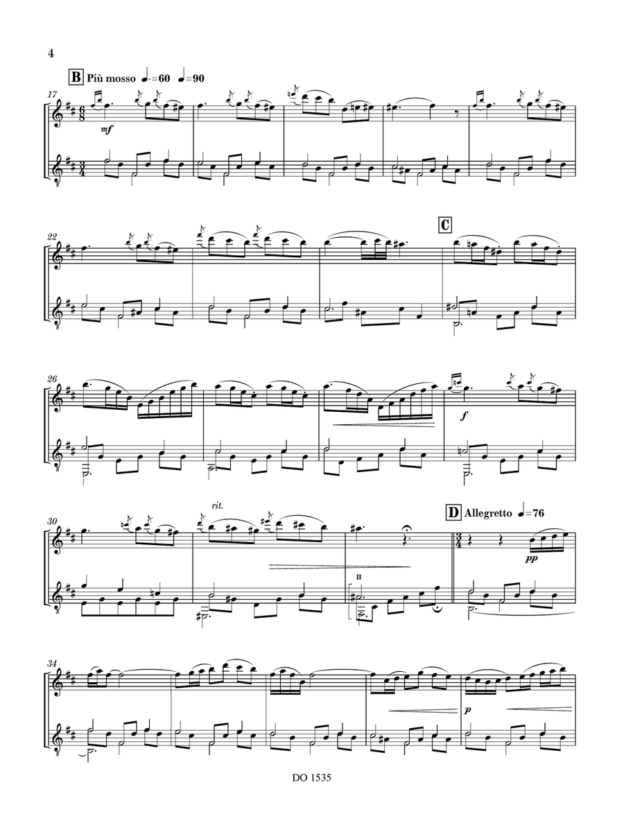 La Catedral Sumergida Flute scores gallery preview page 4