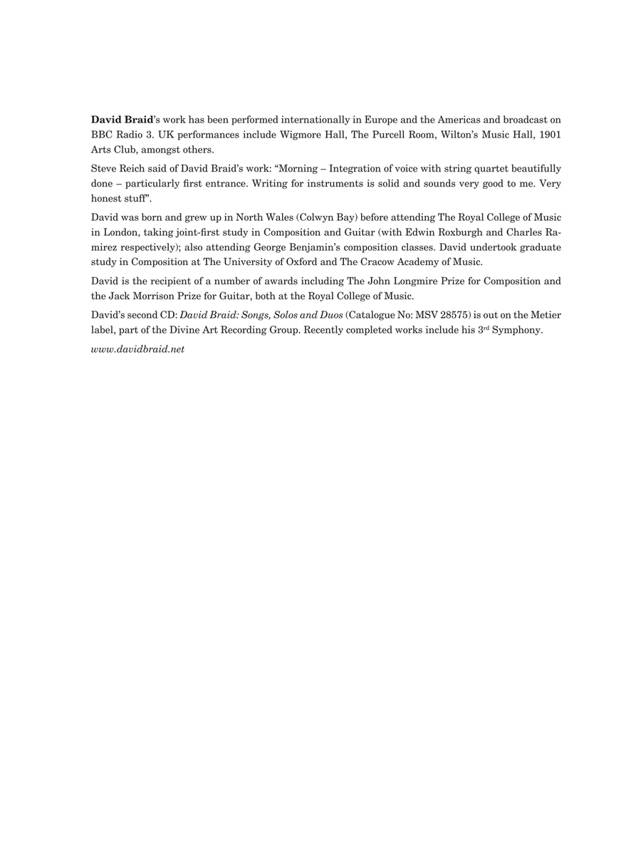 Five Moments of Lived Experience Violin scores gallery preview page 2