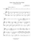 Jesus, Jesus, Rest Your Head (Clarinet-Piano)