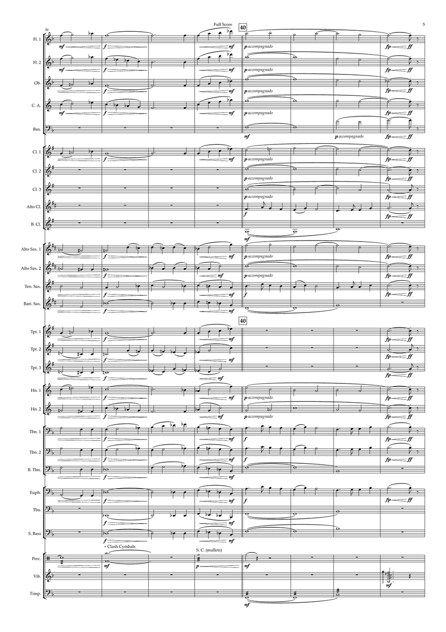 In The Bleak Midwinter Concert Band scores gallery preview page 5