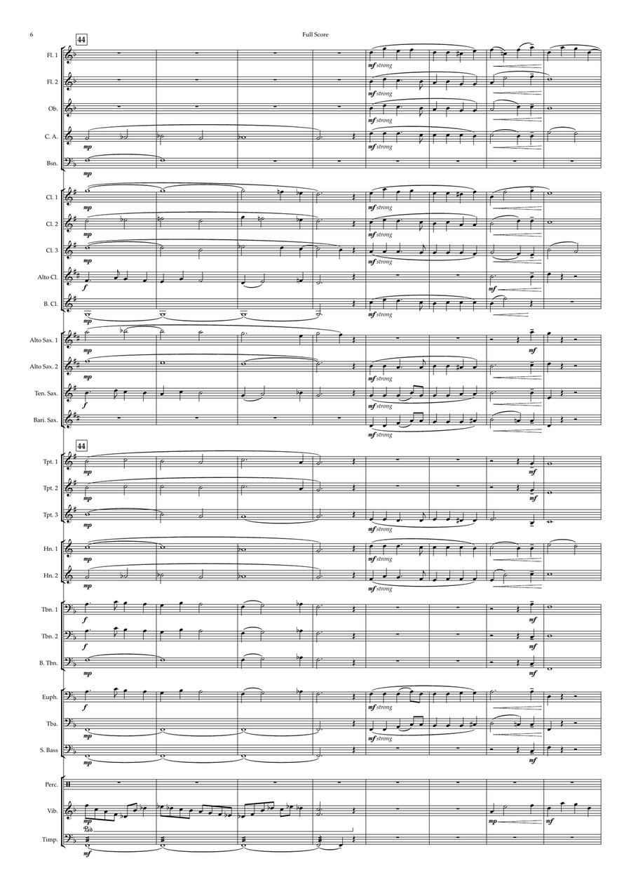 In The Bleak Midwinter Concert Band scores gallery preview page 6