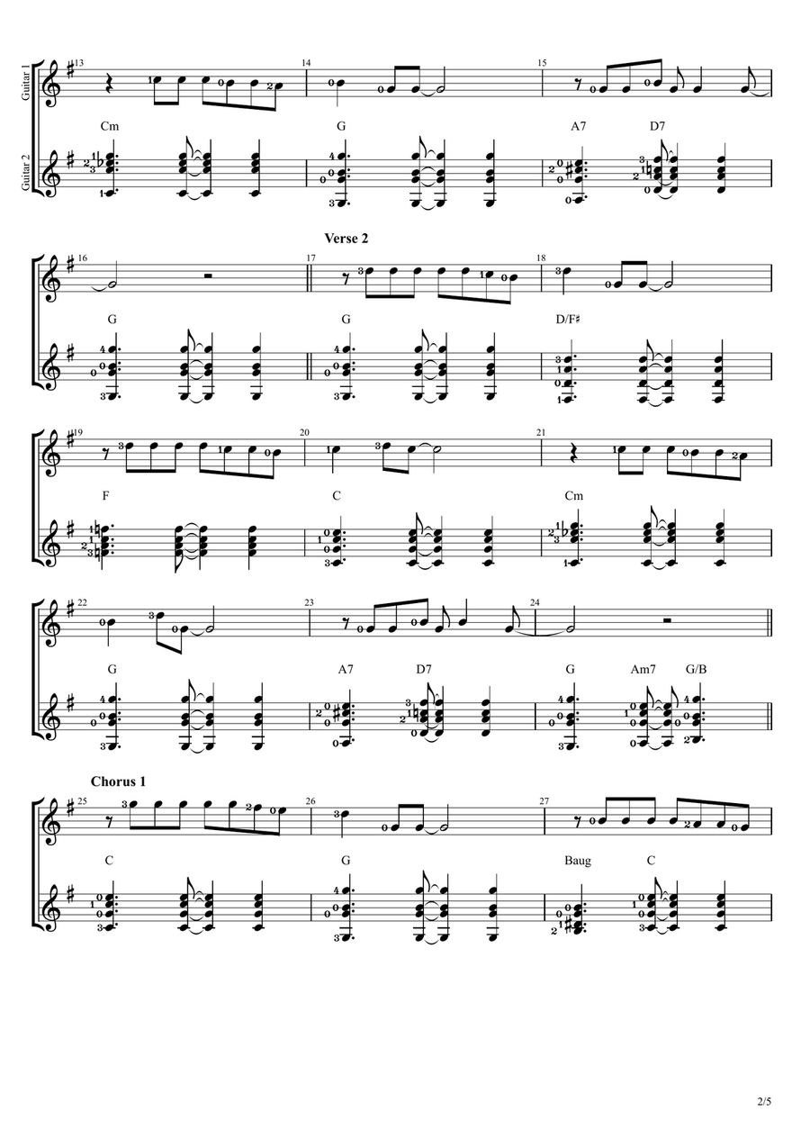Make You Feel My Love Make You Feel My Love Acoustic Guitar scores gallery preview page 2