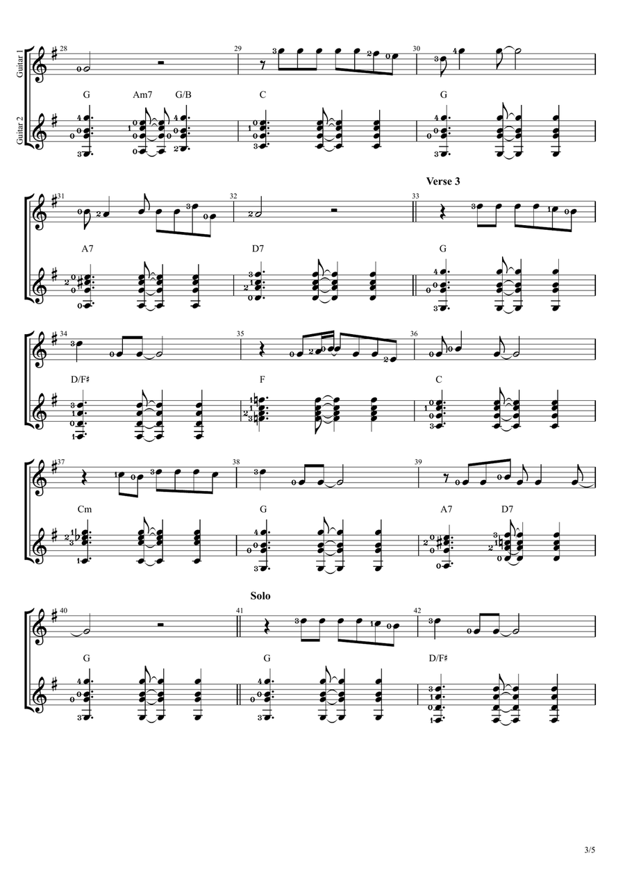 Make You Feel My Love Make You Feel My Love Acoustic Guitar scores gallery preview page 3