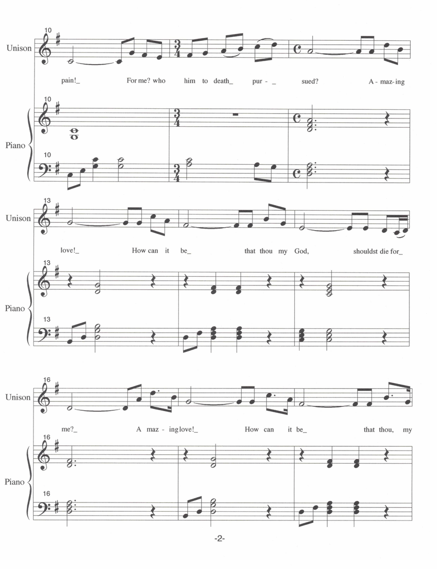 And Can it Be, That I should Gain? 4-Part scores gallery preview page 2