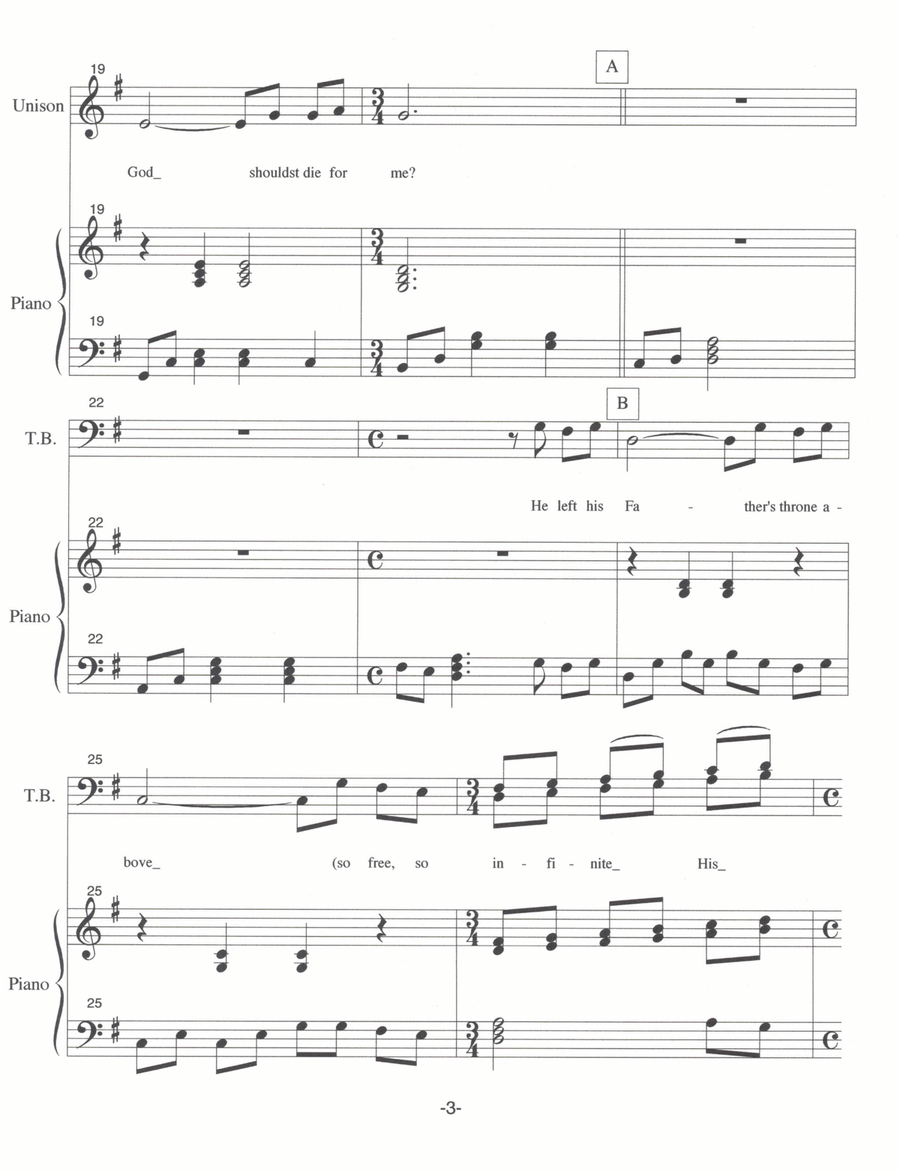 And Can it Be, That I should Gain? 4-Part scores gallery preview page 3
