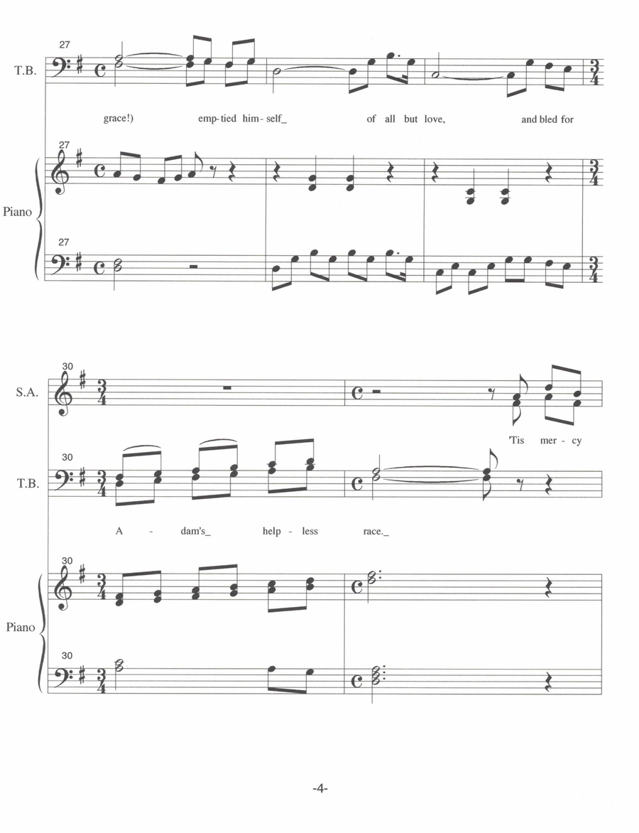 And Can it Be, That I should Gain? 4-Part scores gallery preview page 4
