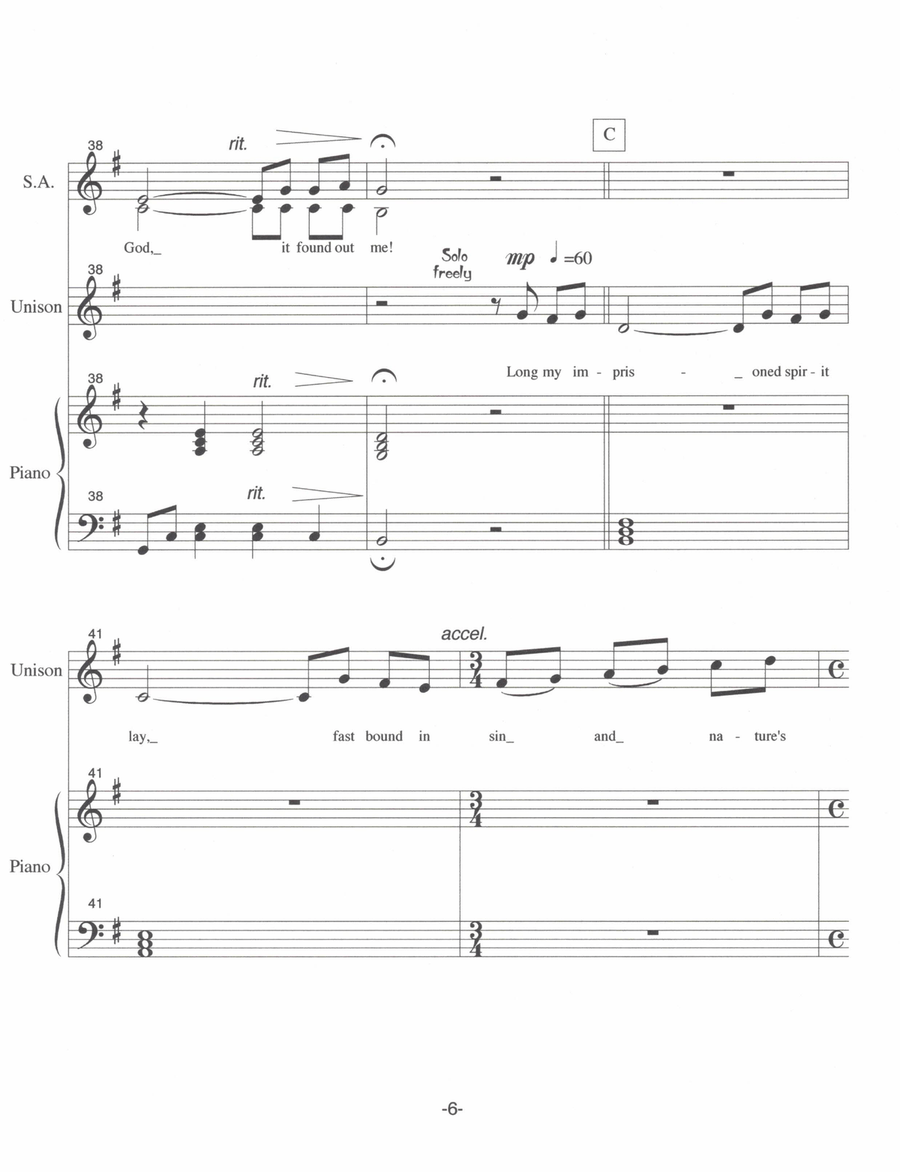 And Can it Be, That I should Gain? 4-Part scores gallery preview page 6