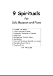 9 Spirituals for Solo Bassoon and Piano