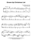 Grown-Up Christmas List (arr. Carolyn Miller)
