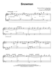 Snowman (arr. Eric Baumgartner)