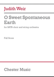 O Sweet Spontaneous Earth (Study Score)