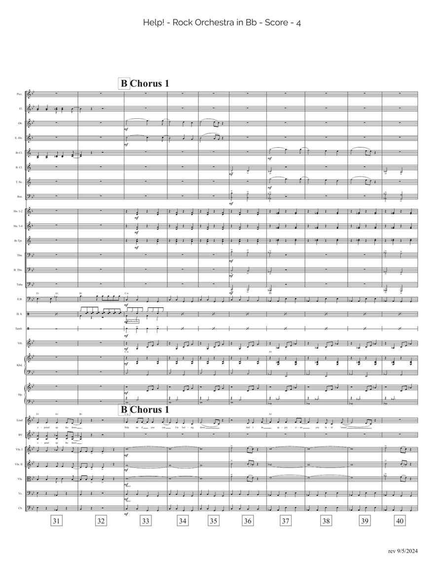 Help! Full Orchestra scores gallery preview page 4