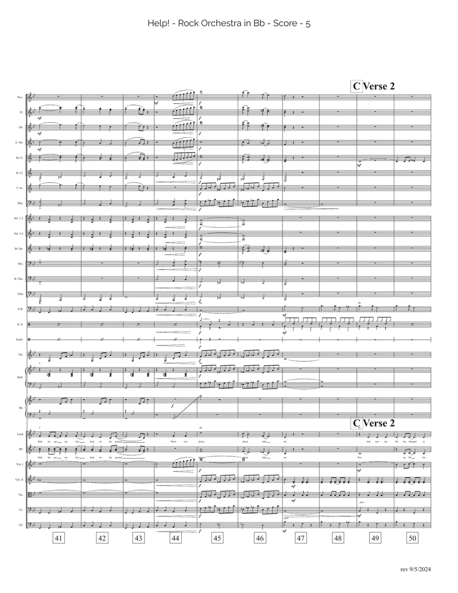 Help! Full Orchestra scores gallery preview page 5