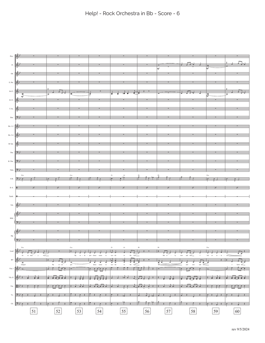 Help! Full Orchestra scores gallery preview page 6