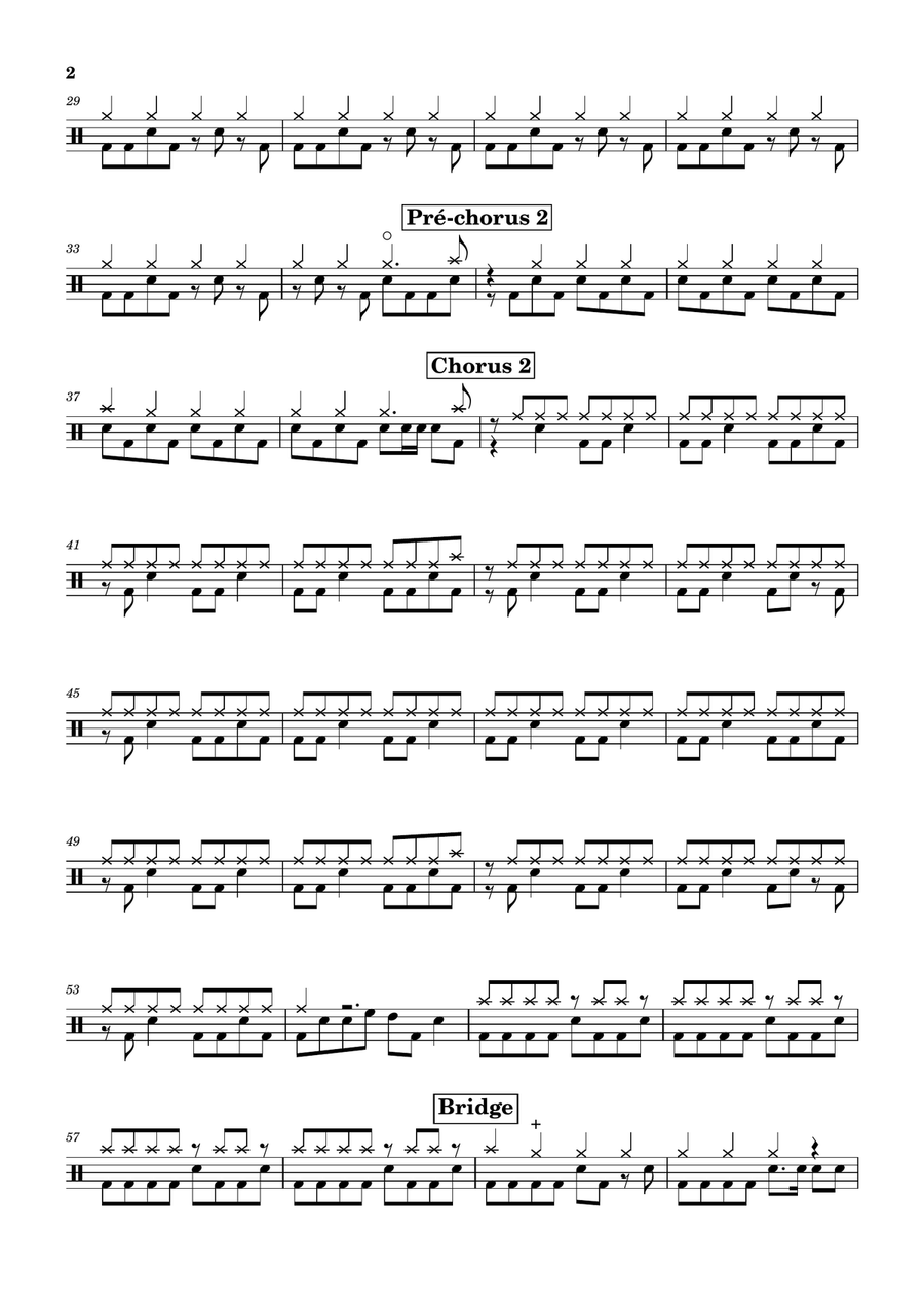 Missing Missing Drum Set scores gallery preview page 2