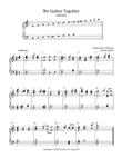 We Gather Together (We Praise Thee, O God Our Redeemer) (3 octave handbells)