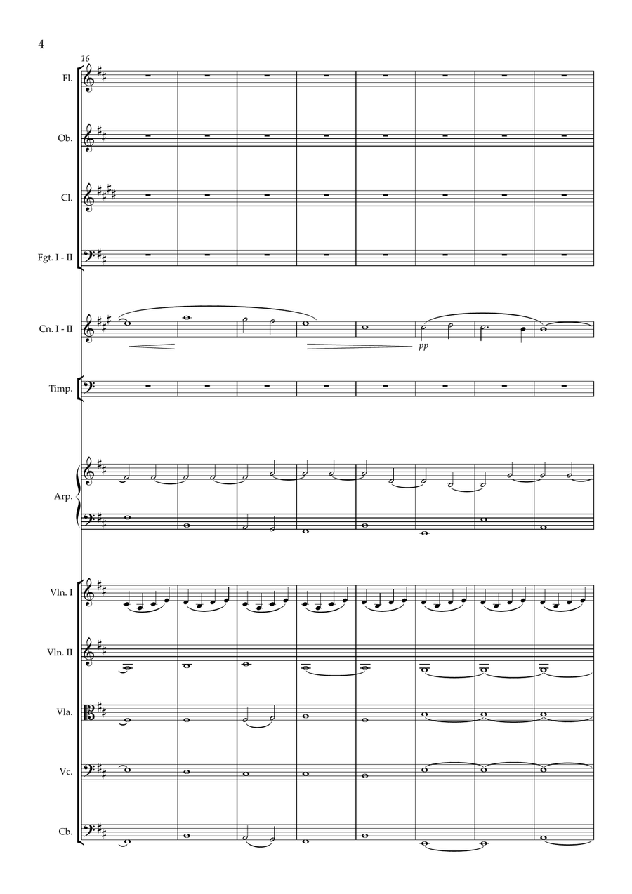Fratello sole, sorella luna Full Orchestra scores gallery preview page 4