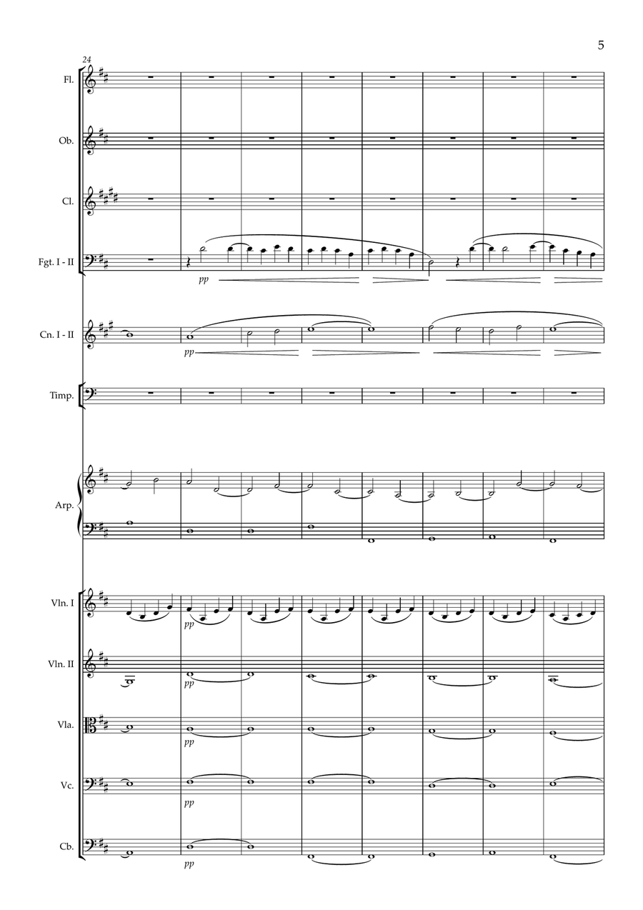 Fratello sole, sorella luna Full Orchestra scores gallery preview page 5