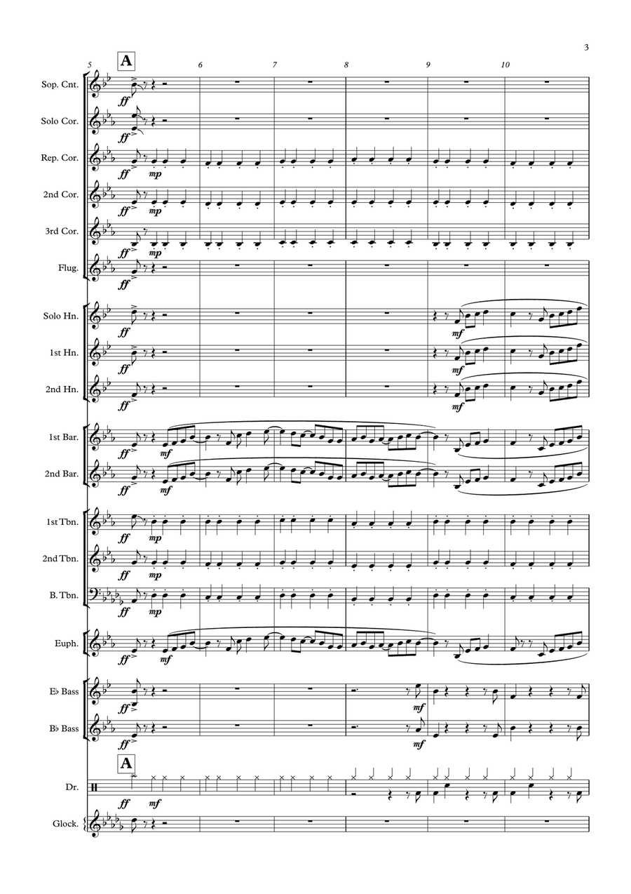 It's A Beautiful Day Brass Band scores gallery preview page 3