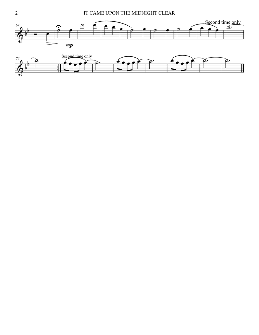 IT CAME UPON A MIDNIGHT CLEAR Woodwind Quintet scores gallery preview page 3