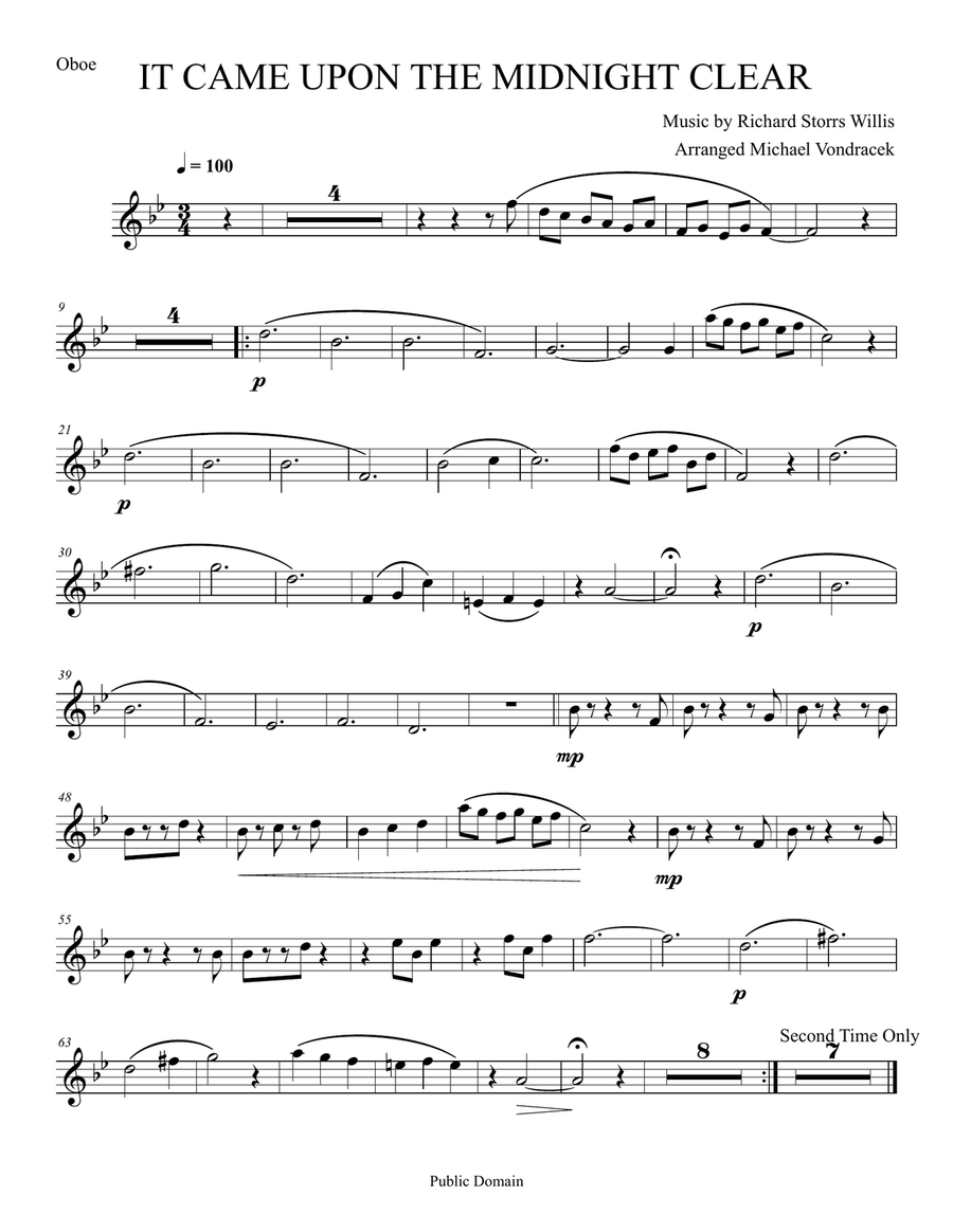 IT CAME UPON A MIDNIGHT CLEAR Woodwind Quintet scores gallery preview page 4