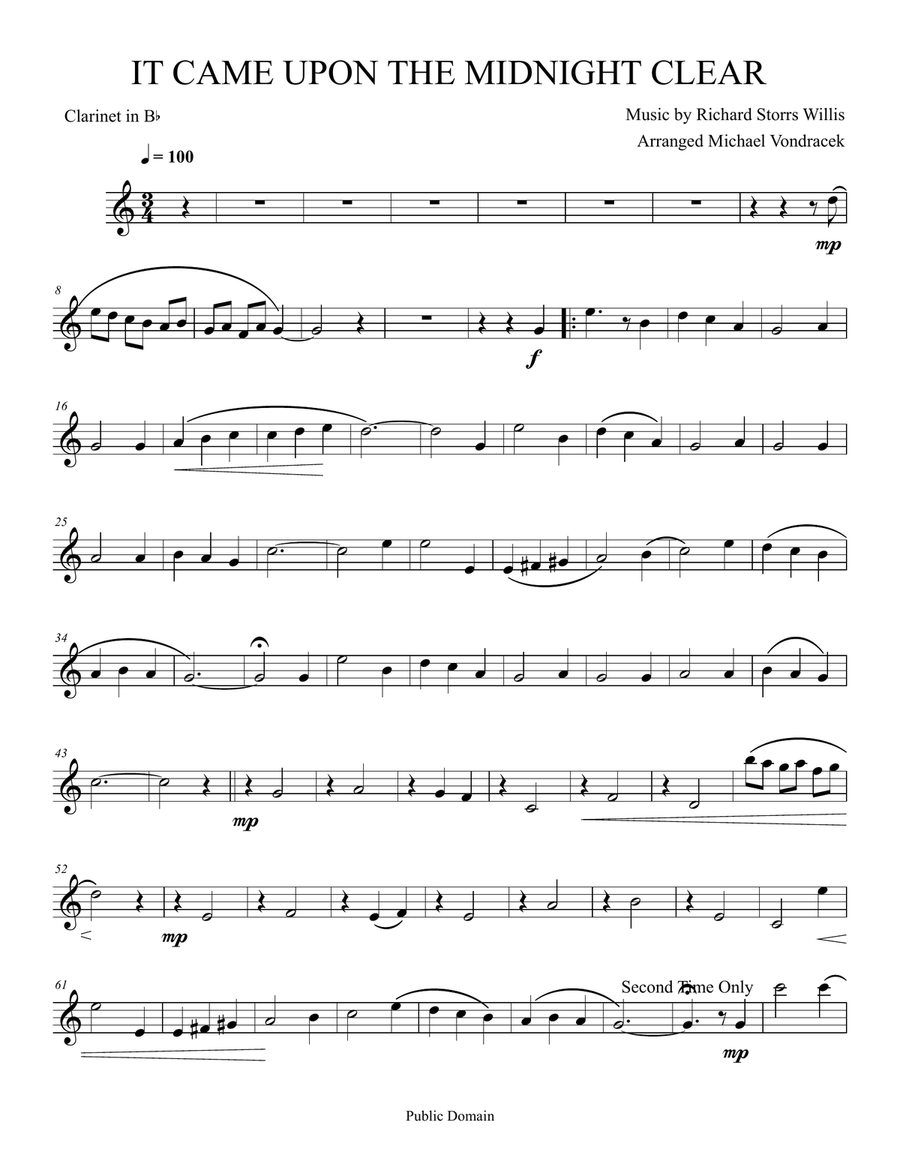 IT CAME UPON A MIDNIGHT CLEAR Woodwind Quintet scores gallery preview page 5