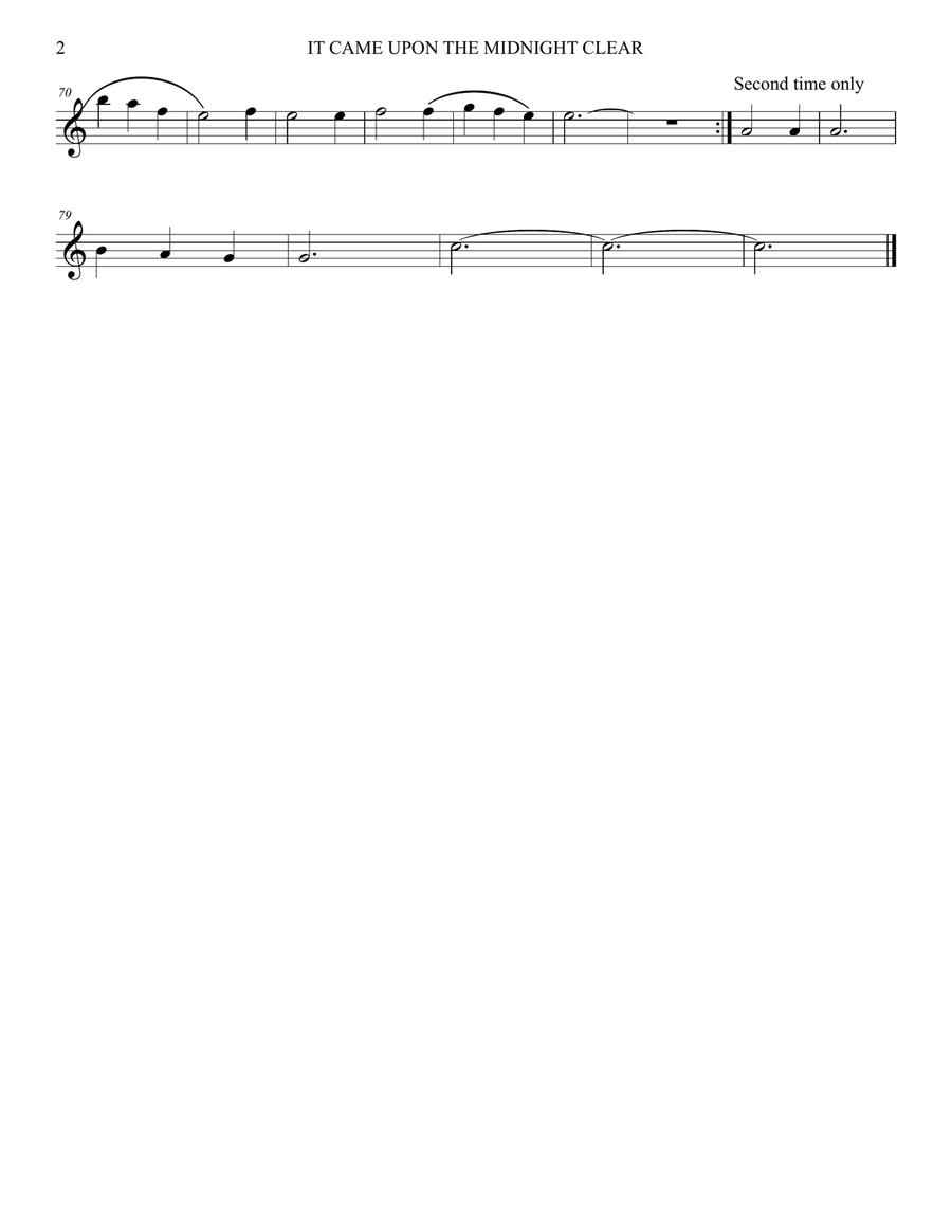 IT CAME UPON A MIDNIGHT CLEAR Woodwind Quintet scores gallery preview page 6