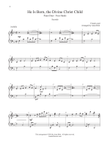 He Is Born, the Divine Christ Child (piano duet)