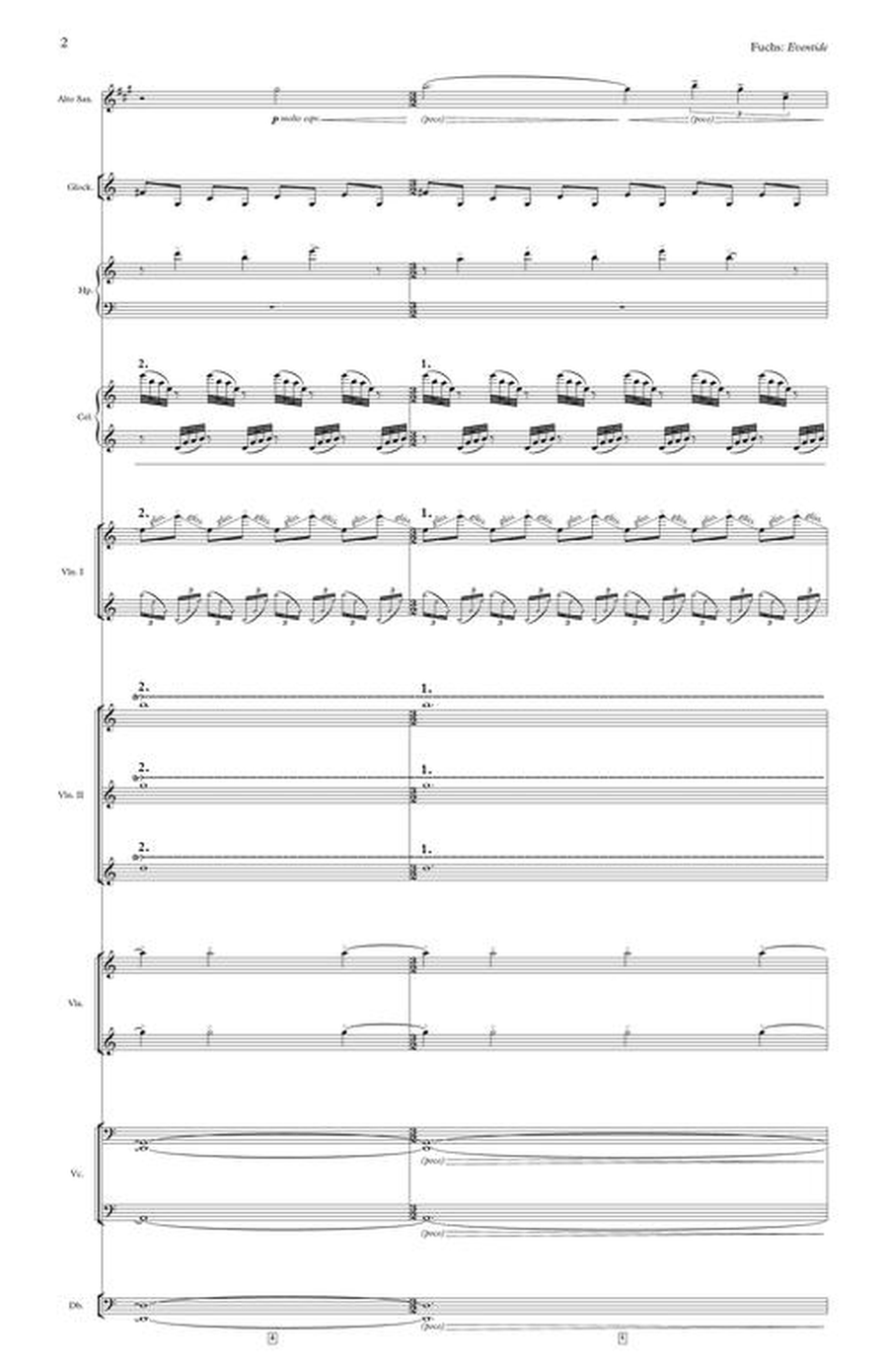 Eventide (Full Score) Eventide (Full Score) Alto Saxophone scores gallery preview page 5
